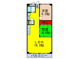 マンション翠の物件間取画像